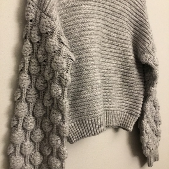 Harper Heritage Bubble Sleeve Knit Sweater Size M - Picture 5 of 11